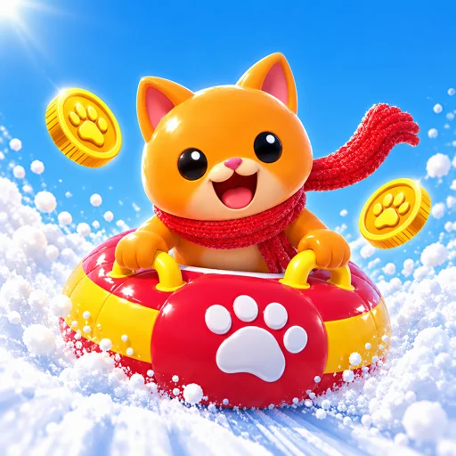 Sledpaws: Snow Slide app icon